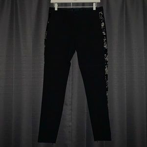 Skinny pant with sequin side detail